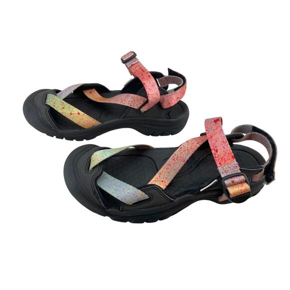 Keen Shoes - KEEN Womens Zerraport 2 Closed Toe Lightweight Multicolor Sandal 8